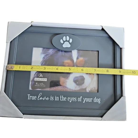 Dog Frame "True Love Is In The Eyes Of Your Dog" Picture Frame 3.5x5 - Picture 5 of 5
